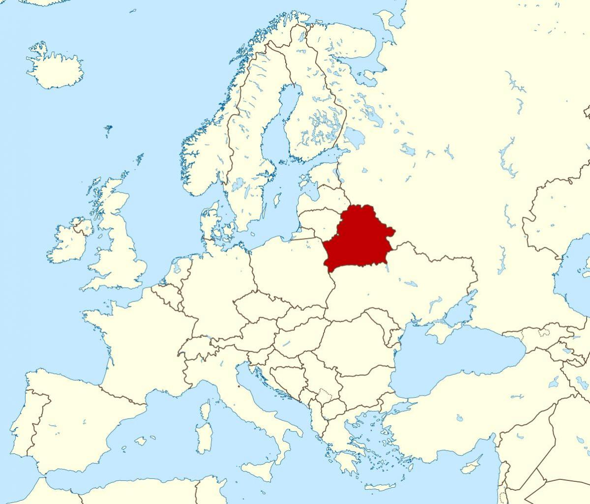 Valko-venäjän maailman kartta - Valko-sijainti maailman kartalla  (Itä-Eurooppa - Eurooppa)